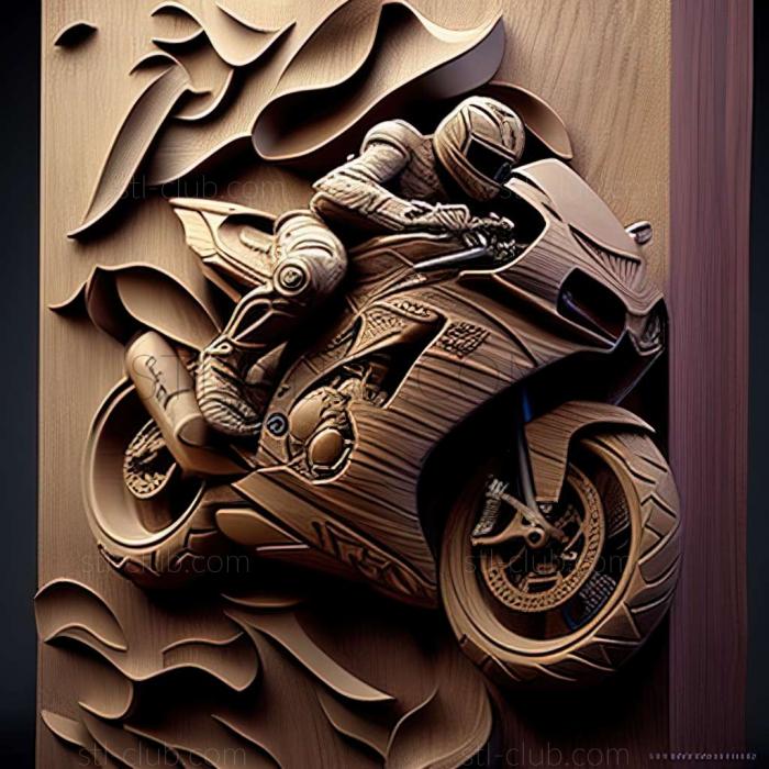 3D мадэль Yamaha YZF R1 2009 (STL)